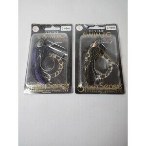 Lot Of 2-6th Sense Divine Swim Jig 3/8 oz with Screw Lock